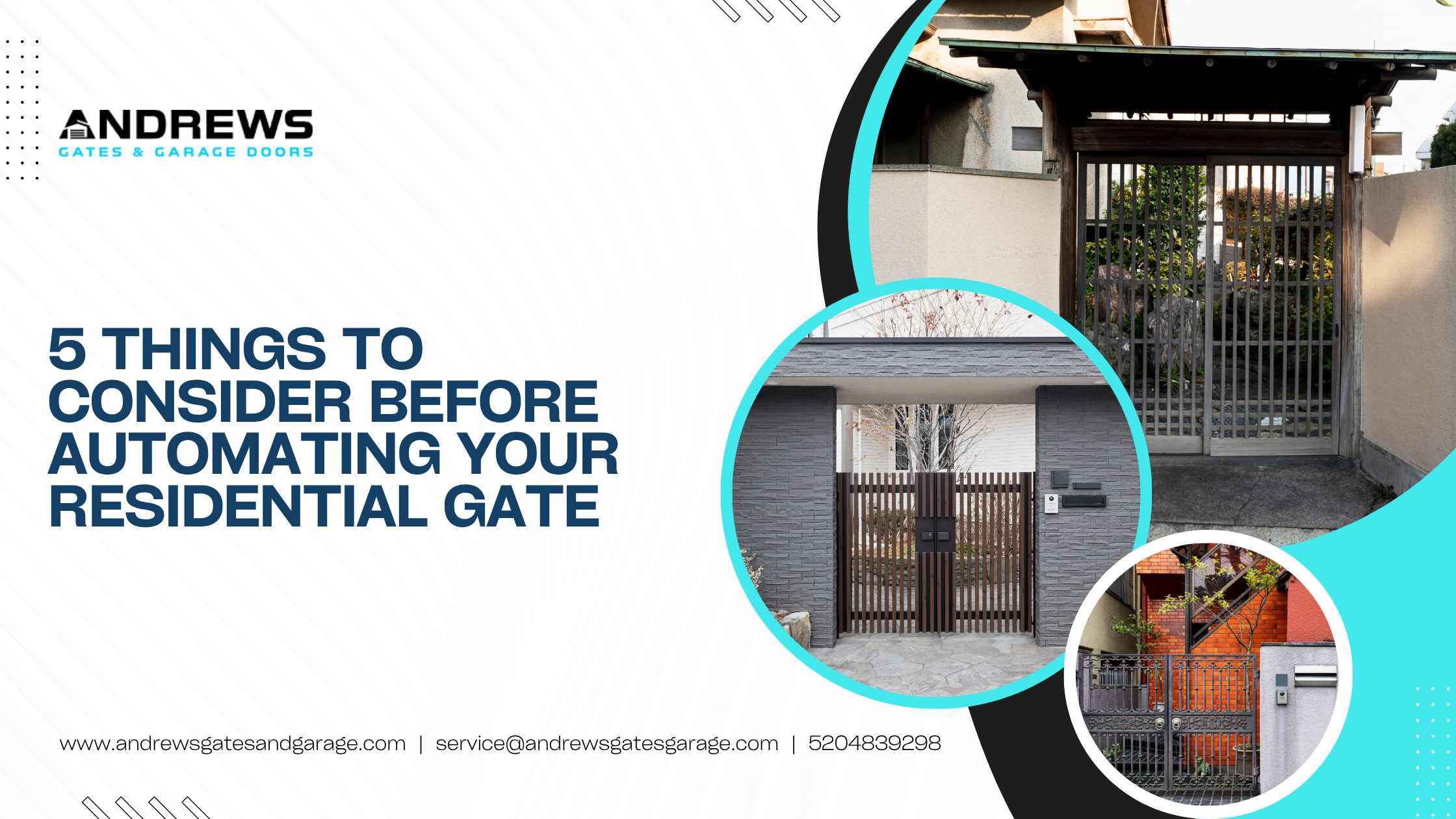 5 Things to Consider Before Automating Your Residential Gate