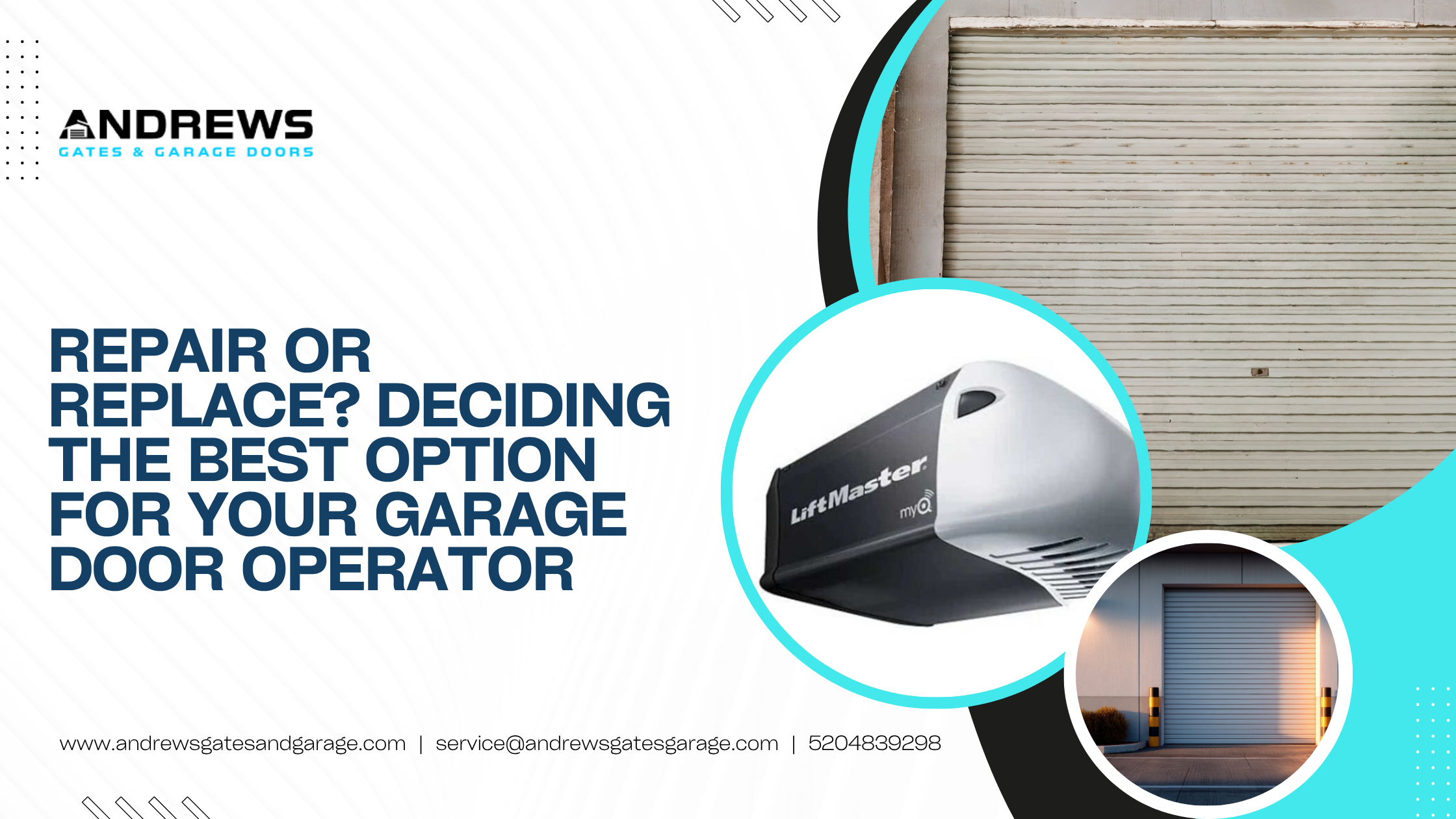 Repair or Replace? Deciding the Best Option for Your Garage Door Operator