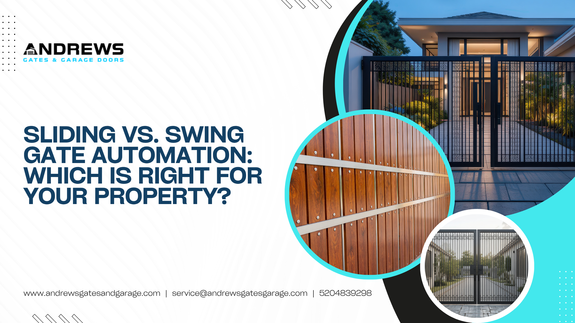 Sliding vs. Swing Gate Automation: Which Is Right for Your Property?